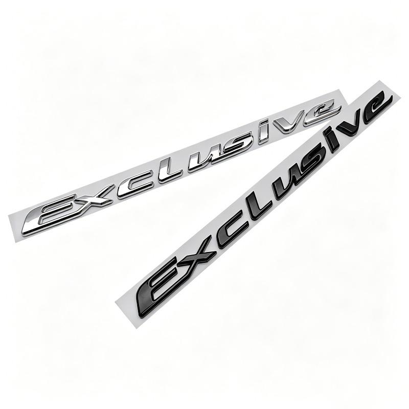 EXCLUSIVE car sticker, electroplated letter tail label 3D three-dimensional modified body label