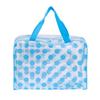 Damen Make-up Tasche Transparent Gepunktet Wasserdicht PVC Kosmetiktasche Tragbare Damen Aufbewahrungstasche Toilettenartikel Damen Waschtasche Handliche Aufbewahrungstasche
