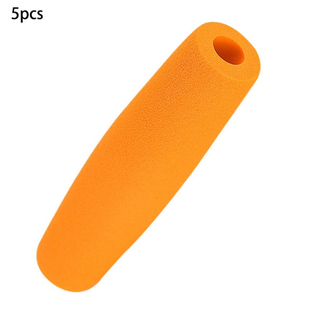 5PCS Flexible Foam Grip Tubing Anti-Slip Handle Padding Tube Ergonomic Grip Foam Tubing Elder оранжевый