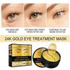 - 2pack 24k Gold Under Eye Patches - 120pcs Eye Mask Pure Gold Anti-aging Collagen Hyaluronic Acid Under Eye Mask For Removing Dark Circles, Pu
