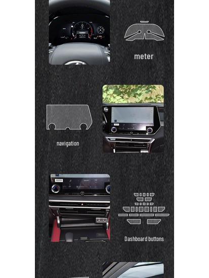 Tempered Film for 2026 Lexus RX Console & Dashboard Screens