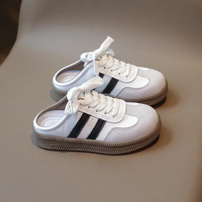 2024 Children Casual Shoes for Girls Autumn New Fashionable Korean Style Soft Bottom Anti-slippery Versatile Chic Trendy Shoes