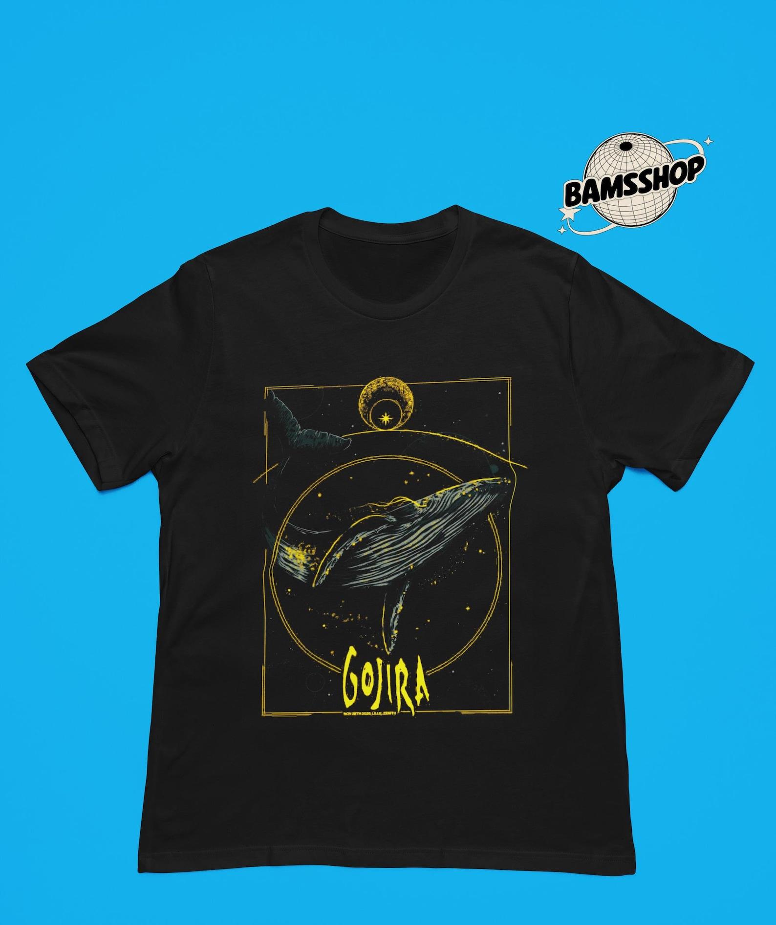 Gojira T-Shirt - Metal Music Shirt - From Mars To Sirius - Gojira Merch - Unisex Rocker Clothing 4XL
