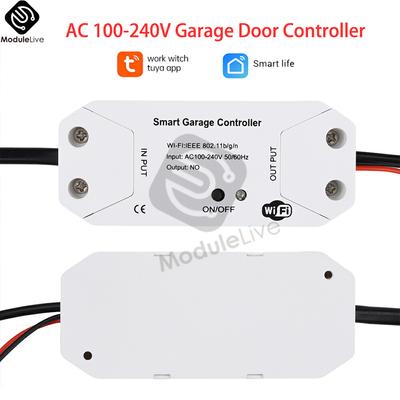 Garage Door Opener Tuya WiFi Smart Gate APP Voice Controller Smart Life Remote Control Works With Alexa Google Home Assistant