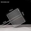 ZISIZ Rectangular BBQ Grilling Basket Clip