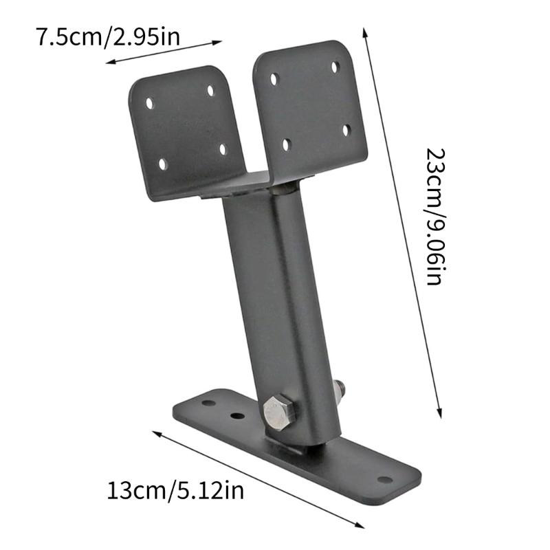 Patio Roof Risers Bracket Heavy Duty Stainless Steel Pergola Roof Risers Beam Bracket Adjustable Saddles Roof Risers Post