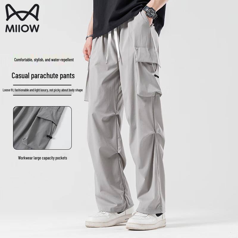 

MiiOW Men s Outdoor Loose Fit Cargo Pants L