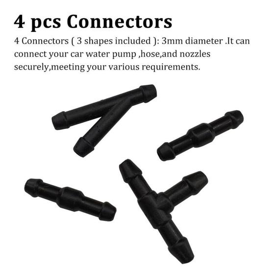 Washer Wiper Spray Efficient Wide Application Rubber Car Windshield Washer Nozzle