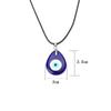 Couple Necklace Lucky Clavicle Chain Necklace for Women Choker Blue Eye Pendant Amulet Necklace