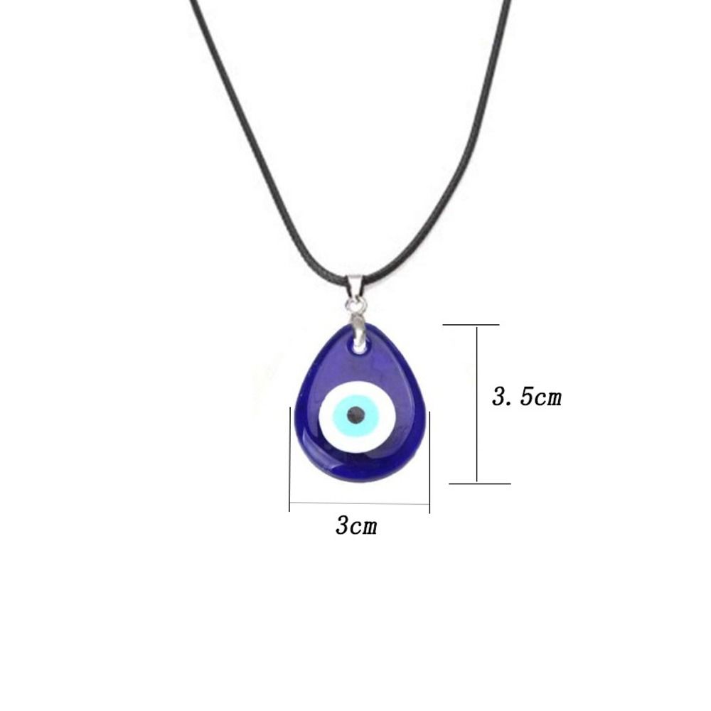 Couple Necklace Lucky Clavicle Chain Necklace for Women Choker Blue Eye Pendant Amulet Necklace