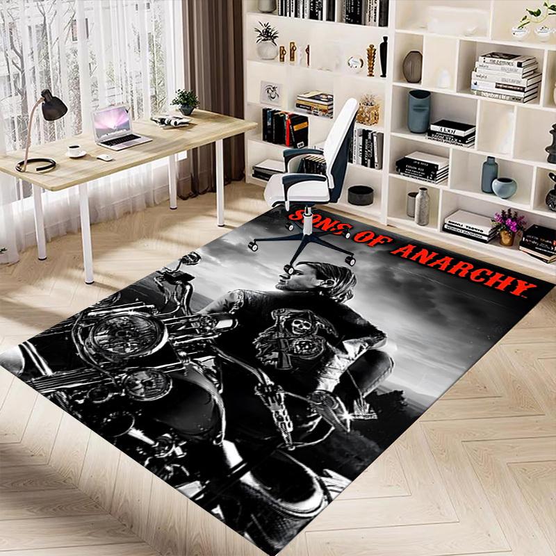 1pc SONS OF ANARCHY REAPER Carpet, Office Rug Outdoor Mat Home Decor Area Carpet Festival