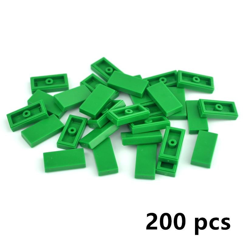 

Non-Toxic 200Pcs Diy Building Blocks Figure Bricks Smooth 1X2 Colorful Educational Creative Size Compatible With All Brand For Kids