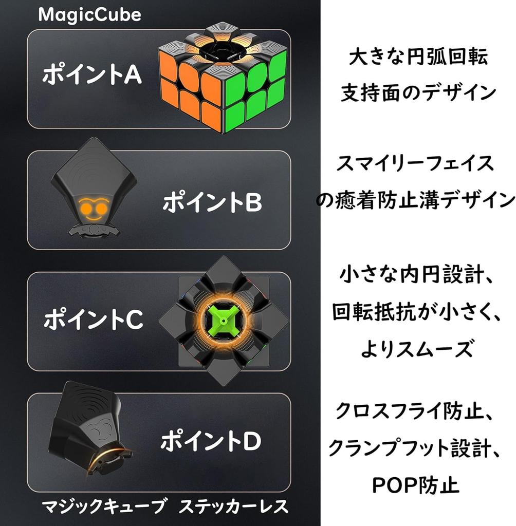 3x3x3 Magic Magic Cube for Smooth Color 3D Kids Christmas Holiday Ages Cube, Competitions, Rotation, World-Class Scheme, Puzzle, Gift, Present, Gift,