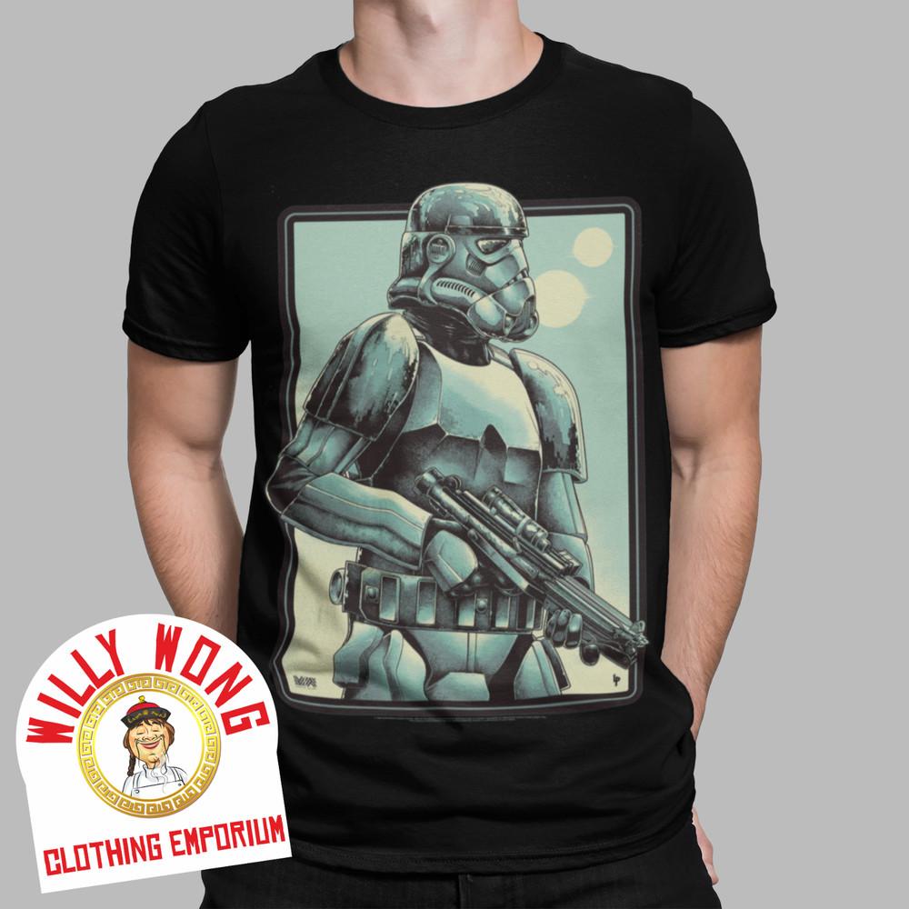 

STORM TROOPER T-SHIRT RETRO SPACE WARS MOVIE CLASSIC VINTAGE JAPAN FACE GAMER Unisex T-Shirt S
