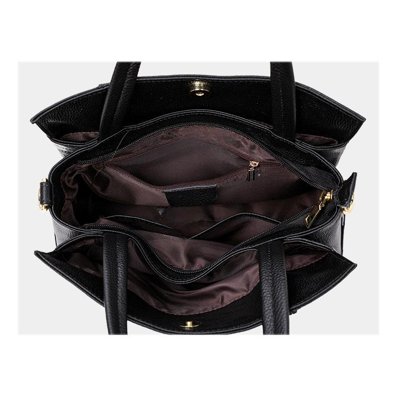 New Handbag Genuine Leather Women's Bag Casual and Fashionable Cowhide Shoulder Bag Diagonal Strap Bag Tassel Bag