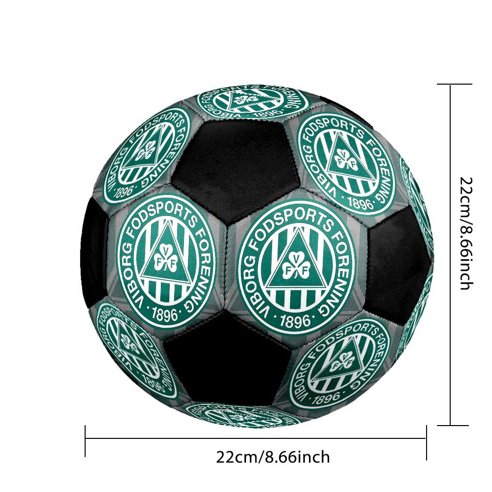 1PC VFF Poster Size 5 Soccer Ball PrahaIndoor Soccer Ball Colorful All Ages Machine Stitched PVC Competition Ready Durable High-Bounce