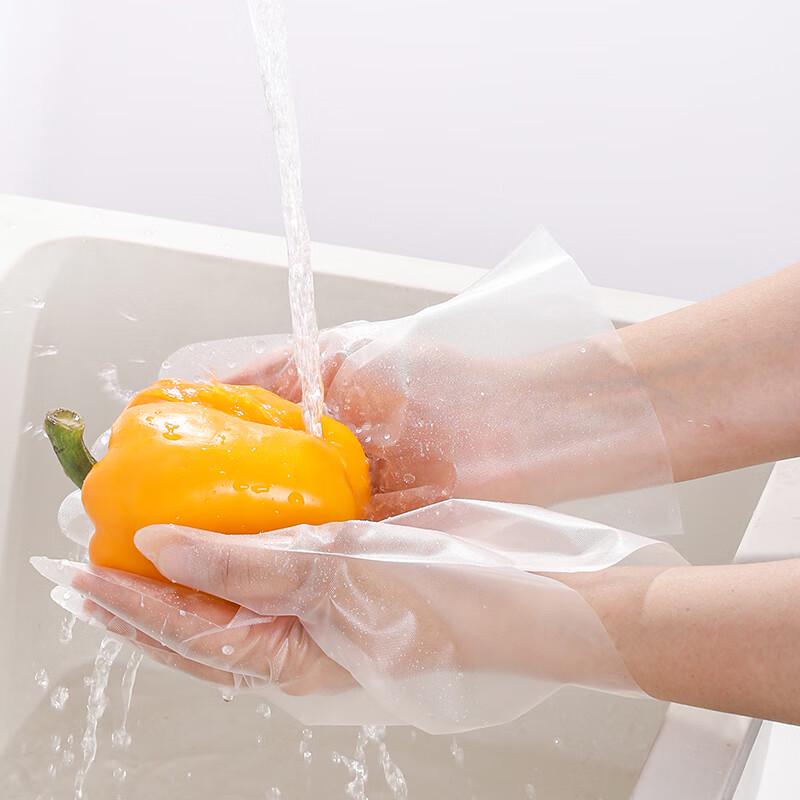 Meiliya Thickened Disposable PE Kitchen Gloves