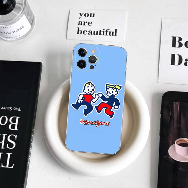 Fashion Osamu Goods Phone Case For IPhone 11 13 16 12 17 14 15 Pro Max Plus Soft Clear Back Cover Coque