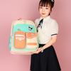 Adorable Multicolor Casual Backpack For Boys And Girls With Large Capacity For School Use