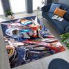 Tappeto Robot Cartoon Gundam Retrò Stile 27 per Camera da Letto Soggiorno Divano Casa Zerbino Decorazione, Tappetino Pavimento Grande Antiscivolo per Bambini Regalo