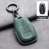 Leather Car Key Case Cover Protective Shell For Chevrolet Chevy Malibu Camaro Cruze Traverse Spark Equinox Sonic Volt Keychain