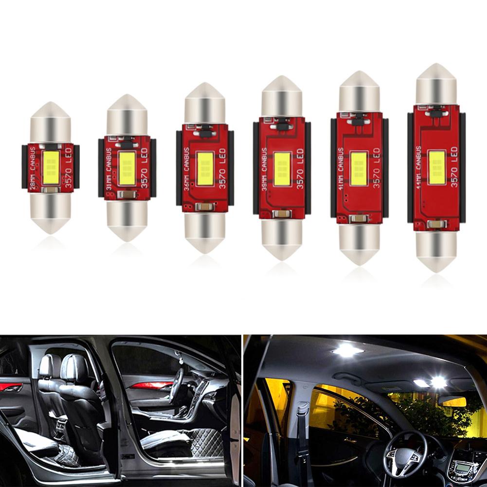 Car LED Bulb Canbus Festoon Led Car Interior Light Dome Reading License Plate Lamp 3570 31mm 36mm 39mm 41mm