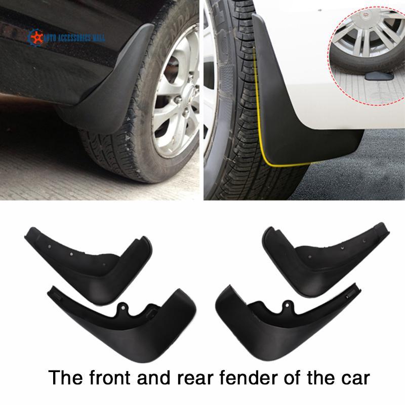 Lodo 4pcs del coche Guardabarros Guardabarros Guardabarros Barro Negro Auto parte posterior del frente Flaps Guardabarros Defensas for Toyota RAV4 2019