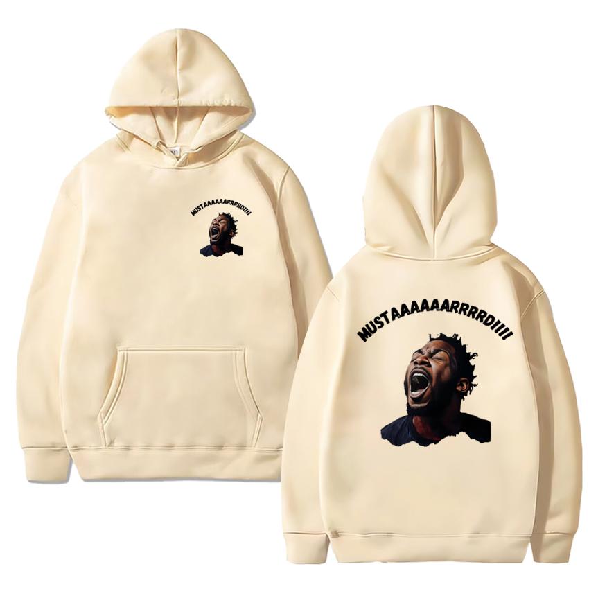 Hot Sale Kendrick Lamar MUSTARD Graphic Streetwear Hoodie Autumn Winter Unisex Hip Hop Punk Sweatshirt Men Women Fleece Pullover