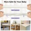 Safety Corner Guard Table Edge Corner Protector Strip for Kids Baby Proofing Foam for Furniture Edges Cushion Protection Bumper Strip 2 Meters (White)