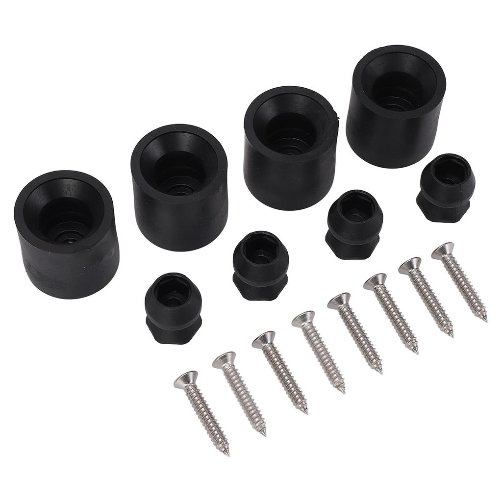 Trailer Door Holder Kit Low Profile Rubber Window Door Bumper Holder Reduce Impact Prevent Shaking for RVs Horse Trailer