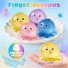 Octopus Stress Balls For Adults Kids Taba Squishy Fidget Toys For Anxiety Relief, Cute Squeeze Ball For Classroom Prize Birthday