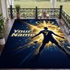 Custom Text Printed Rug Cristiano Ronaldo Non Slip Floor Carpet For Home Room Decor