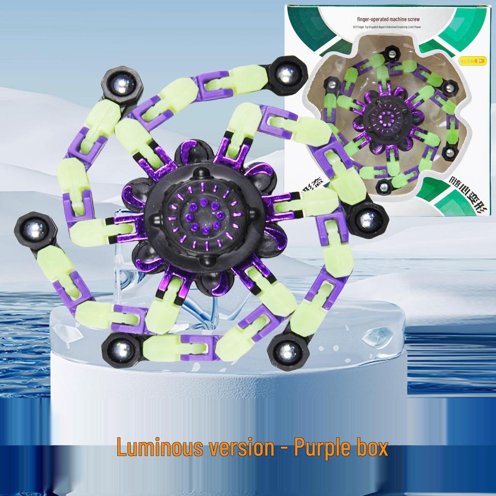 Kids' Transforming Luminous Gyro Decompression Fidget Toy