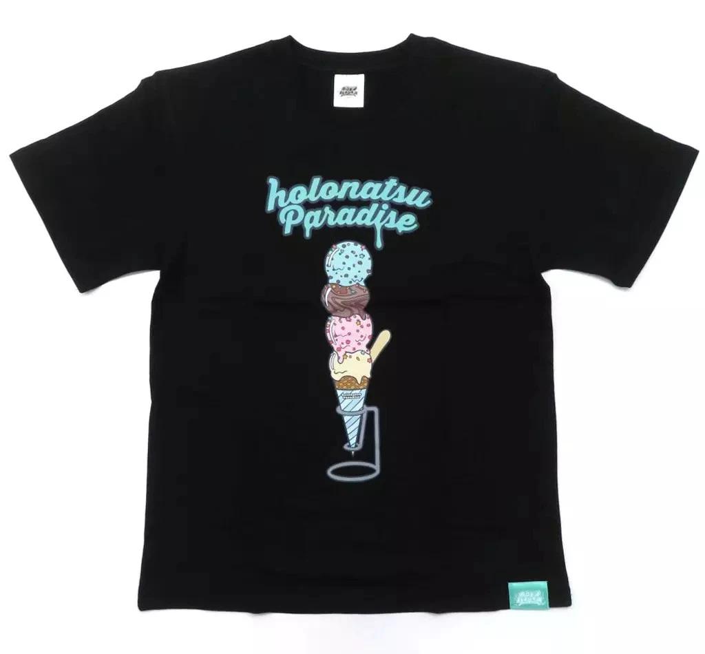 Logo T-shirt Black Free Size Virtual YouTuber hololive HoloNatsuParadise M