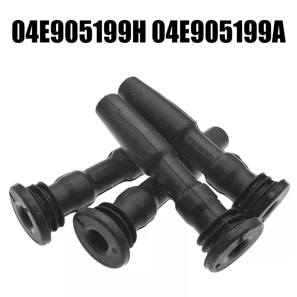 4Pcs Car Ignition Coil Rubber For Golf For A4 For Octavia Q3 04E905199A 04E905199H Automotive Accessories