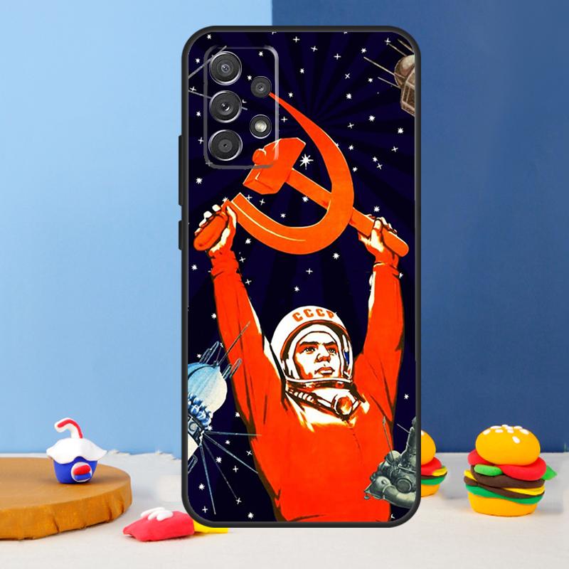 Soviet Union USSR Flag Case For Samsung Galaxy A53 A33 A13 A34 A54 A14 A35 A55 A15 A56 A36 A26 A16 A06 A22 A32 A52