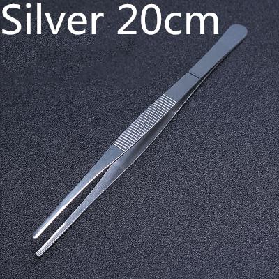 Stainless Steel Kitchen & Bar Tweezer Food Tongs Kitchen Cooking Medical Tweezer Copper/Gold/Black Plated Bar Tool