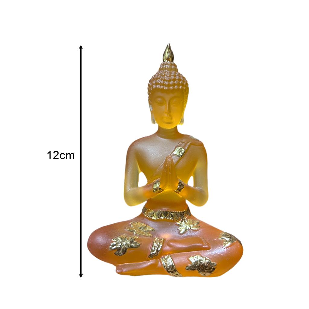 Buddha-Figuren aus Kunstharz, Ornament, thailändische Buddha-Statue, Tempeldekoration, Buddha-Statuen, Nachahmung von Wohnzimmer-Glasdekorationen
