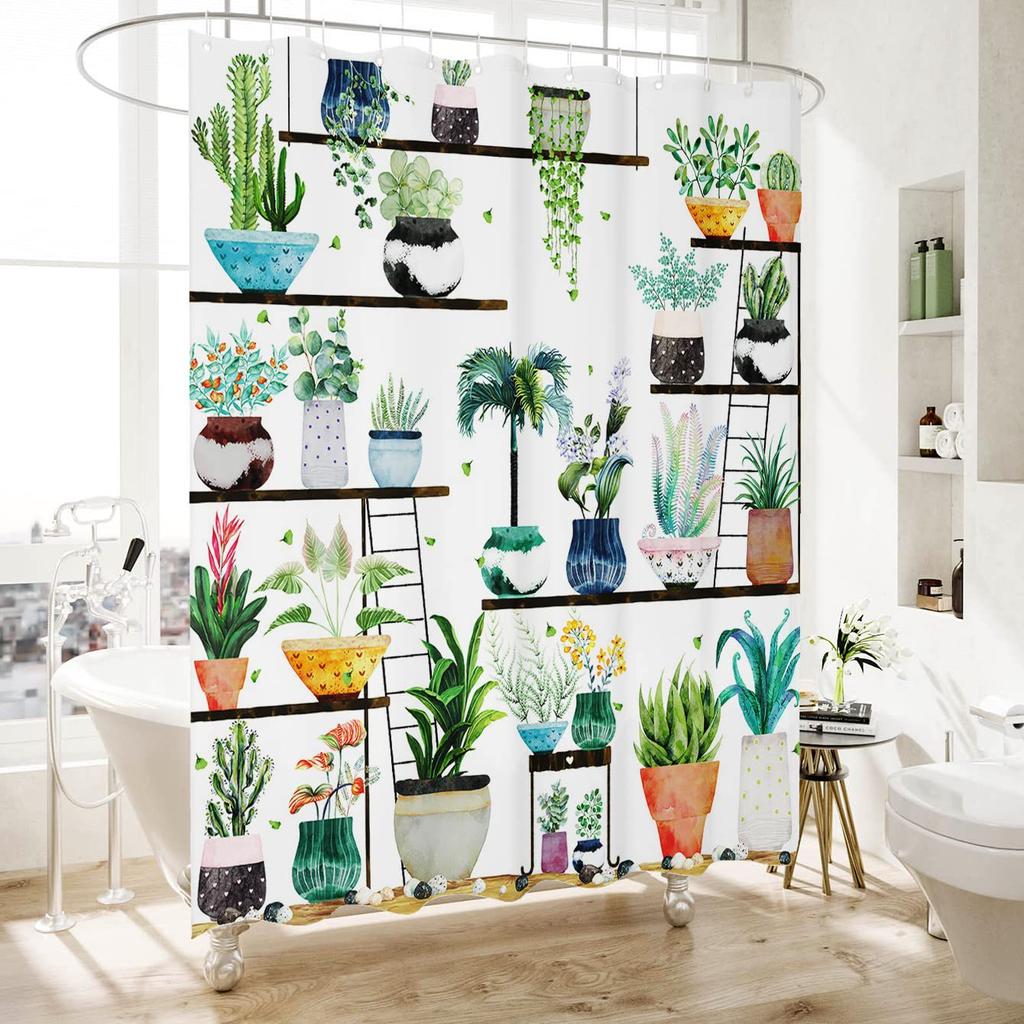 Bohemian Badezimmer Vorhänge Bunter Bohemian Blumendruck Hübsch Hell Polyester Duschvorhang