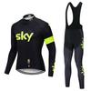 Cycling Suit Breathable Long-sleeved Strap Suit Mountain Road Racing Suit Men's and Women's Cycling Suit 2026 Autumn Velvet Thin Cycling Suit Suit
