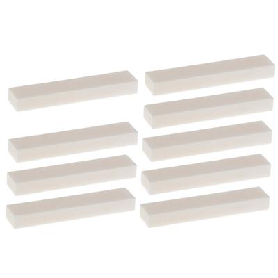 DIY Neosazený ořech pro akustickou kytaru Neošetřená kost Kytarové ořechy Prázdný Náhradní Díly pro strunné nástroje Odolný
