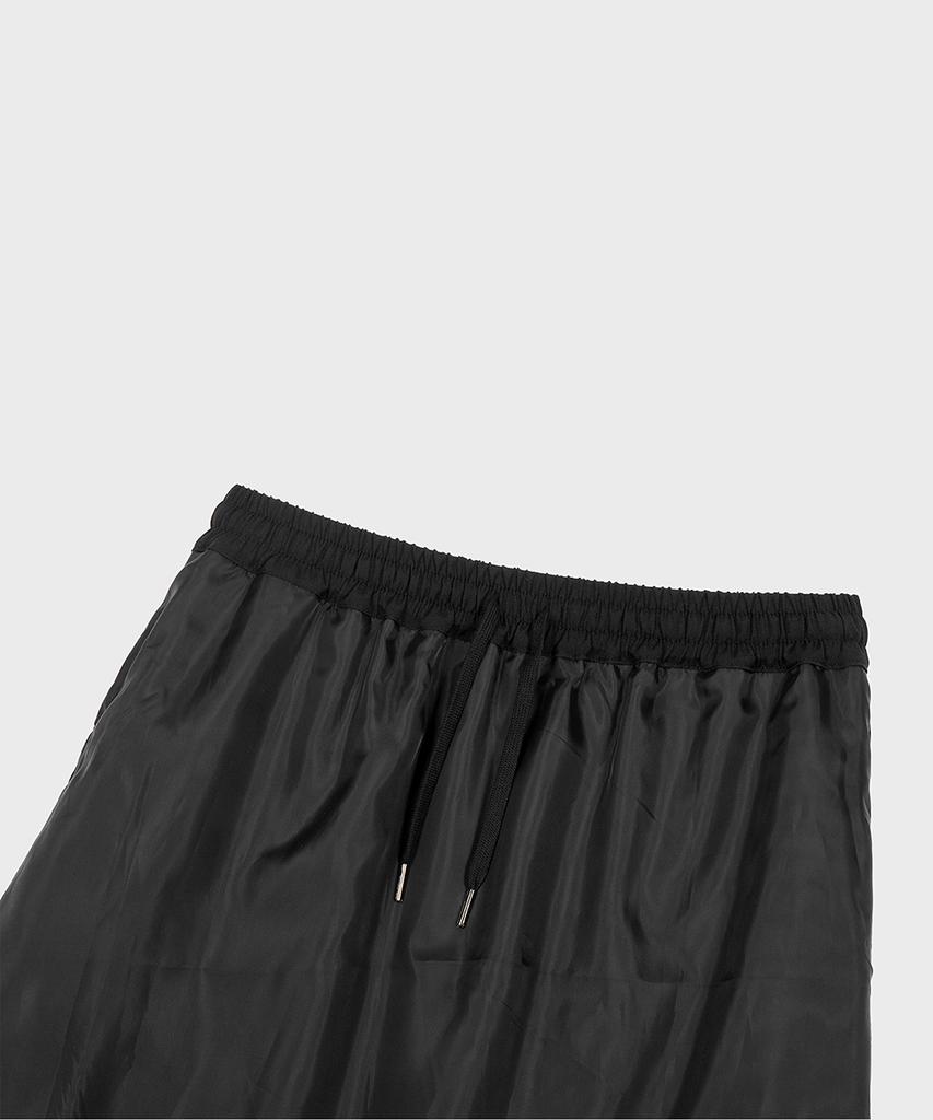 Alkialka Tiered Maxi Skirt (Black)