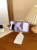 1 Pcs White Black Desk Mobile Phone Holder Stand for Men Women Adjustable Desktop Tablet Holder Universal Table Cell Phone Stand