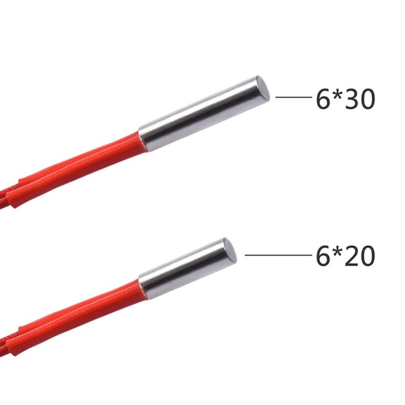 12V 24V 40W Heating Rod Ceramic Heating Cartridge High Durability Enhances 3D Printing