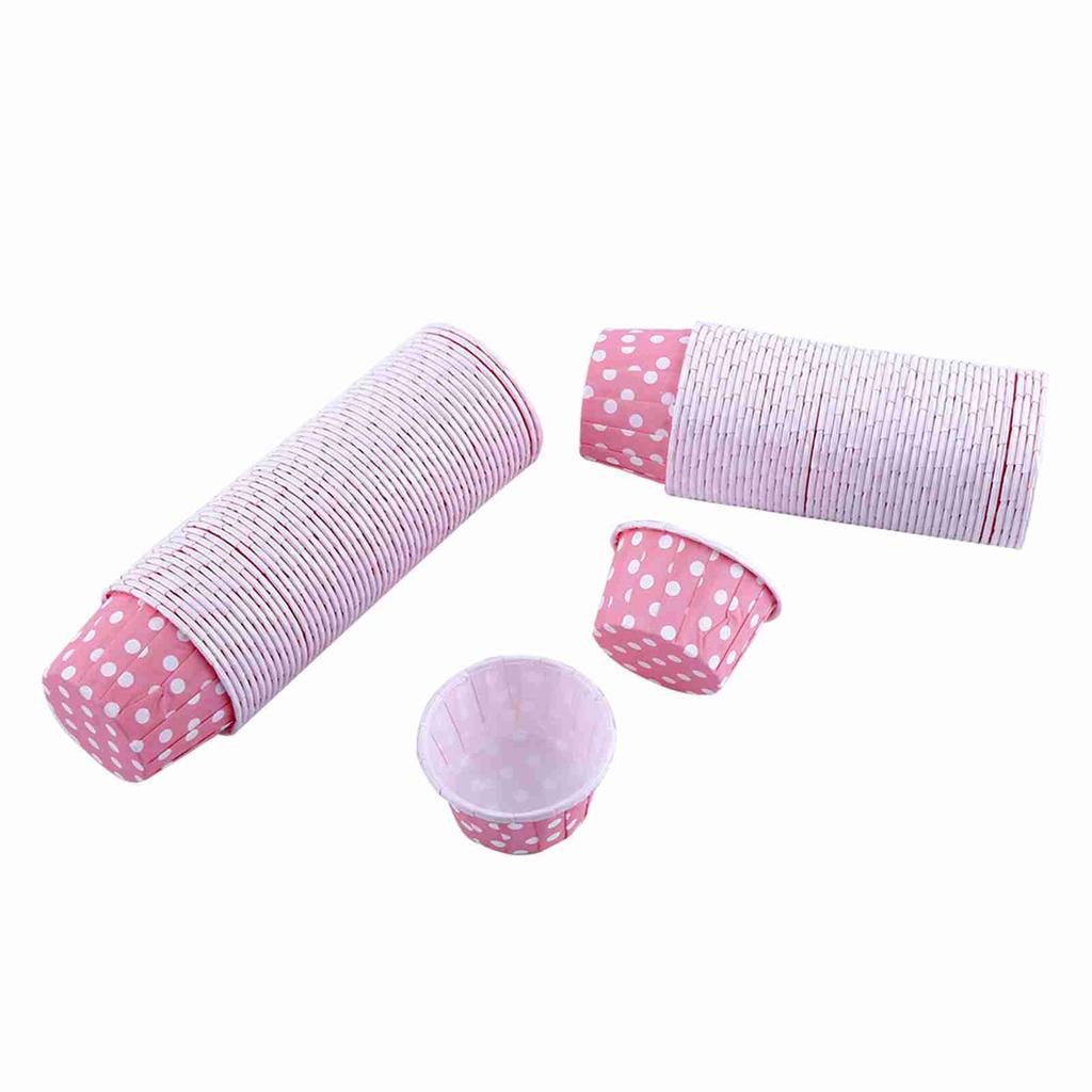 100pcs Paper Cake Cupcake Liner Case Wrapper Muffin Baking Cup for Party Wedding XMAS 8 Colors