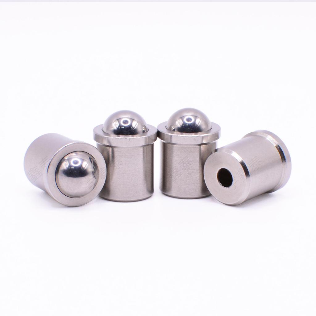 304 Stainless Steel Spring-Loaded Ball Plunger with Shoulder