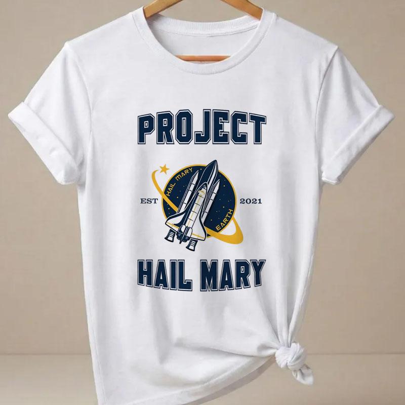 Amaze Rocket Rocky TShirt Unisex Printed Shortsleeve Tshirt Project Hail Mary Inspired Sci Fi Tee Unisex Book Lover Clothes