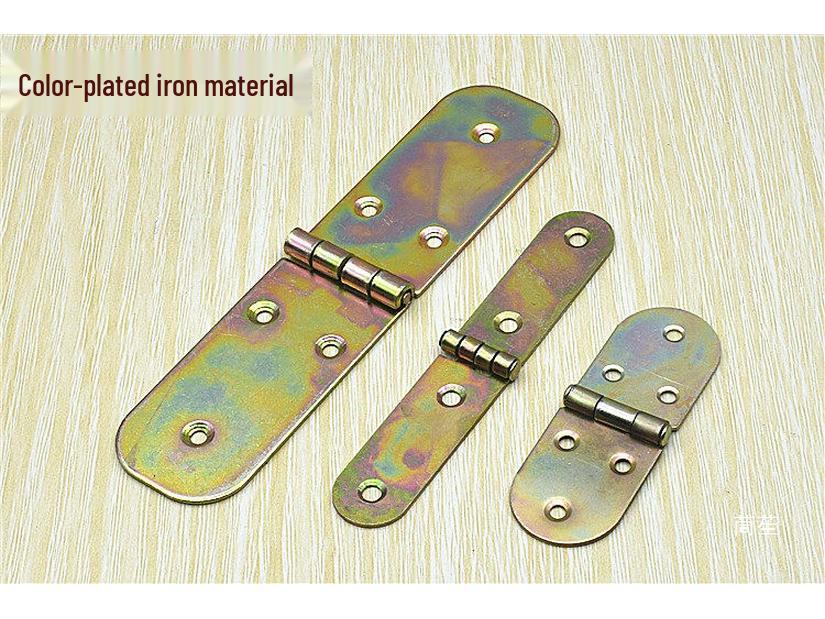 Heavy-Duty Iron-Plated Color Flip Hinges for Round Folding Dining Table