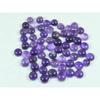 5X5MM Natural Amethyst Round Shape Cabochon Loose Gemstone 60Pcs Lot 60Cts. C-3675