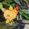 Statue de Jardin, Lampe Figurine Animale, , Sculpture Décorative Extérieure en Résine.